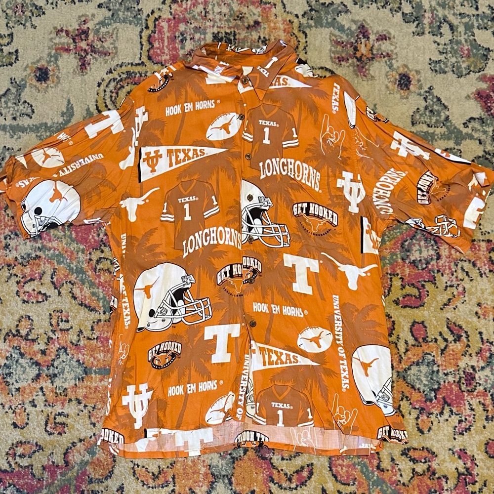 Texas Longhorns Orange Men's Shirt